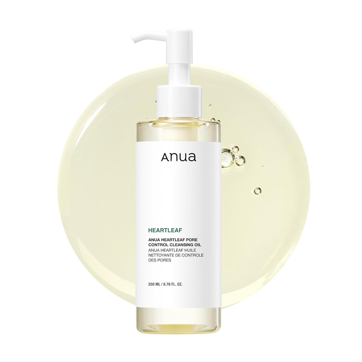 Anua Heartleaf Pore Control Cleansing Oil, Oil Cleanser for Face, Makeup Blackhead Remover