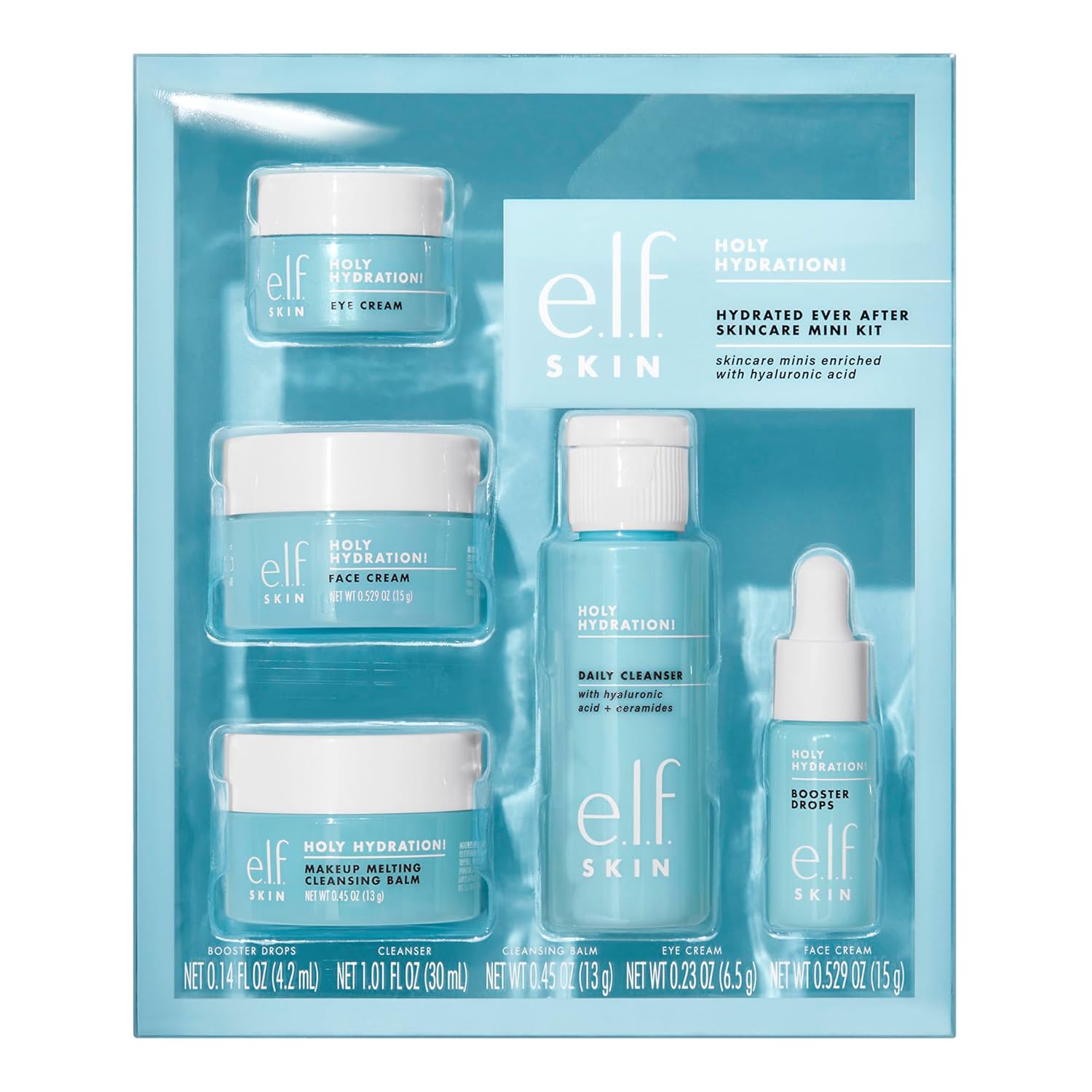 Travel-Ready e.l.f. SKIN Holy Hydration Mini Kit for Glowing Skin